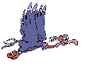 cartoon vulture flying